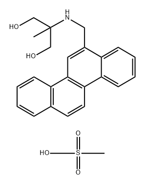 Crisnatol mesylate Struktur