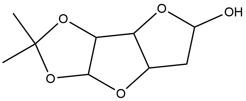 α-D-xylo-Hexodialdo-1,4:6,3-difuranose, 5-deoxy-1,2-O-(1-methylethylidene)-