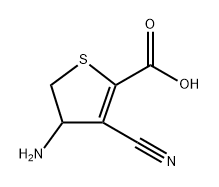 4-氨基-3-氰基-4,5-二氫噻吩-2-羧酸, 96846-51-4, 結(jié)構(gòu)式