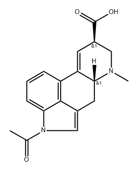 1-Acetyllysergic acid Struktur