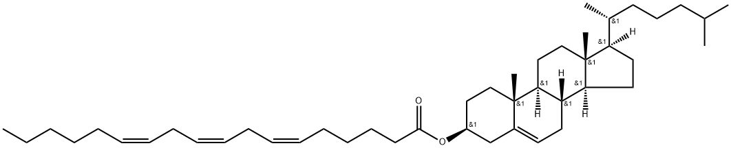 Cholest-5-en-3-ol (3β)-, 3-[(6Z,9Z,12Z)-6,9,12-octadecatrienoate] Struktur