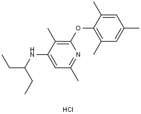 CP 376395 hydrochloride Struktur