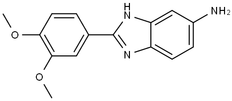 2-(3,4-DIMETHOXYPHENYL)-1H-BENZO[D]IMIDAZOL-5-AMINE Struktur