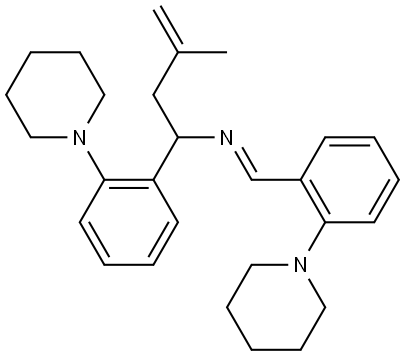 Benzenemethanamine, α-(2-methyl-2-propen-1-yl)-2-(1-piperidinyl)-N-[[2-(1-piperidinyl)phenyl]methylene]-, [N(E)]-