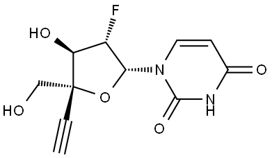 1-(2-Deoxy-4-C-ethynyl-2-fluoro-β-D-arabinofuranosyl)-2,4(1H,3H)-pyrimidinedione