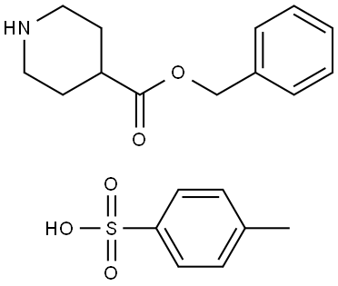 4-Piperidinecarboxylic acid benzyl ester TOS Struktur