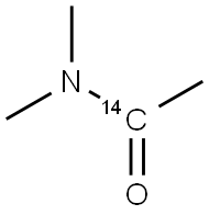 N,N-DIMETHYLACETAMIDE-CARBONYL-14C) Struktur