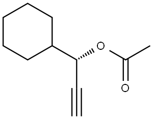 Cyclohexanemethanol, α-ethynyl-, 1-acetate, (αS)-