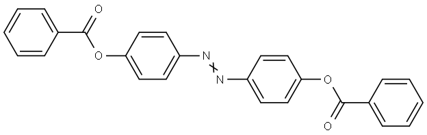 4-{2-[4-(BENZOYLOXY)PHENYL]DIAZENYL}PHENYL BENZOATE Struktur