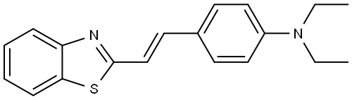 [4-((E)-2-BENZOTHIAZOL-2-YL-VINYL)-PHENYL]-DIETHYL-AMINE Struktur