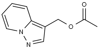 Pyrazolo[1,5-a]pyridine-3-methanol, 3-acetate Struktur