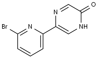 2-Hydroxy-5-(6'-bromo-2'-pyridyl)pyrazine Struktur