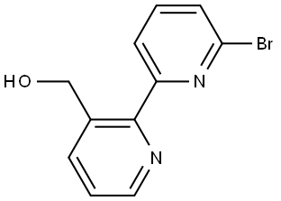 6-Bromo-3'-hydroxymethyl-2,2'-bipyridine Struktur