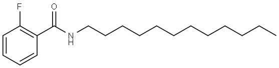 N-DODECYL-2-FLUOROBENZAMIDE Struktur