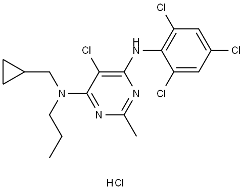 NBI 27914 hydrochloride Struktur