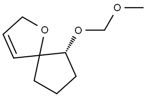 (6R)-6-(METHOXYMETHOXY)-1-OXASPIRO[4.4]NON-3-ENE Struktur