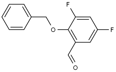 2-(benzyloxy)-3,5-difluorobenzaldehyde Struktur