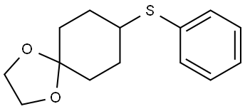 1,4-DIOXASPIRO[4.5]DEC-8-YL PHENYL SULFIDE Struktur