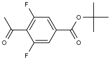 1,1-Dimethylethyl 4-acetyl-3,5-difluorobenzoate|4-乙?;?3,5-二氟苯甲酸叔丁酯