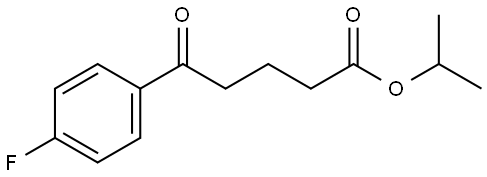 Benzenepentanoic acid, 4-fluoro-δ-oxo-, 1-methylethyl ester Struktur