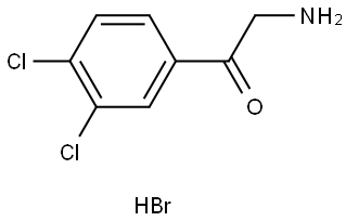 2-(3,4-Dichlorophenyl)-2-oxoethylamine hydrobromide Struktur