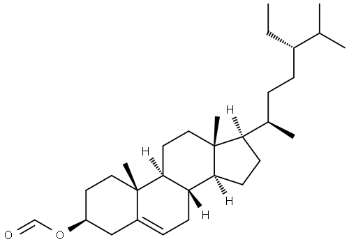 (3beta,24S)-stigmast-5-en-3-yl formate Struktur