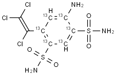 Clorsulon-13C6 Struktur