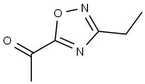 1-(3-Ethyl-1,2,4-oxadiazol-5-yl)ethanone Struktur