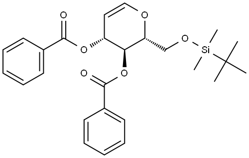 D-arabino-Hex-1-enitol, 1,5-anhydro-2-deoxy-6-O-[(1,1-dimethylethyl)dimethylsilyl]-, 3,4-dibenzoate