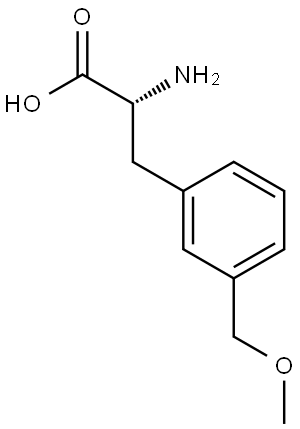 3-(Methoxymethyl)-D-phenylalanine Struktur