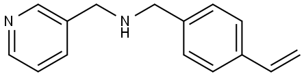 N-[(4-Ethenylphenyl)methyl]-3-pyridinemethanamine Struktur