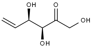 D-threo-Hex-5-en-2-ulose, 5,6-dideoxy- (9CI)