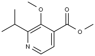 methyl 2-isopropyl-3-methoxyisonicotinate Struktur