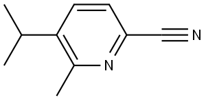 5-isopropyl-6-methylpicolinonitrile Struktur