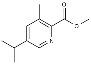 methyl 3-methyl-5-(isopropyl)picolinate Struktur