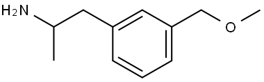 1-(3-(methoxymethyl)phenyl)propan-2-amine Struktur