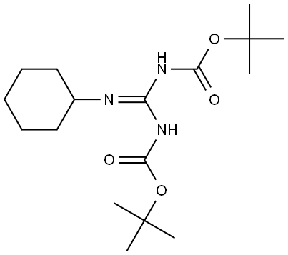 Carbamic acid, N,N'-(cyclohexylcarbonimidoyl)bis-, C,C'-bis(1,1-dimethylethyl) ester