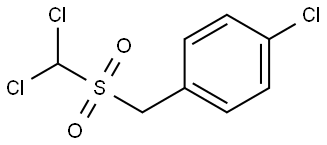 4-CHLOROBENZYL DICHLOROMETHYL SULFONE Struktur