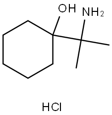 1-(2-aminopropan-2-yl)cyclohexan-1-ol hydrochloride Struktur