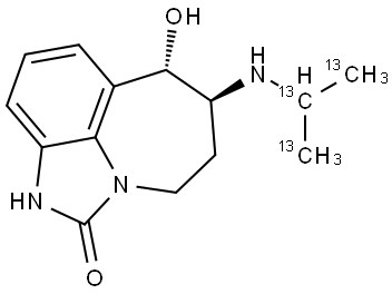 Zilpaterol-13C3 Struktur