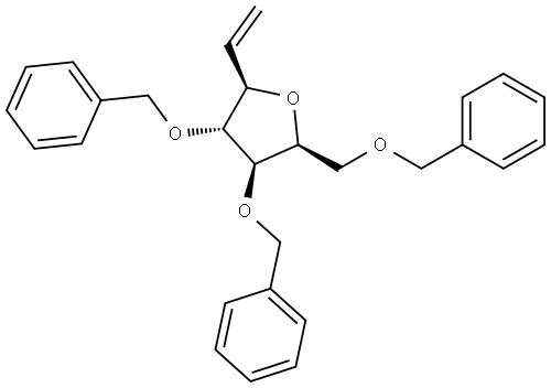 D-gluco-Hept-6-enitol, 2,5-anhydro-6,7-dideoxy-1,3,4-tris-O-(phenylmethyl)-