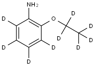 1-Amino-2-(Ethoxybenzene-d9) Struktur