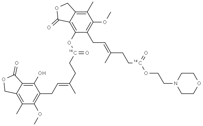 Mycophenolate DiMer Struktur