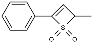 2-METHYL-4-PHENYL-2H-THIETE 1,1-DIOXIDE Struktur