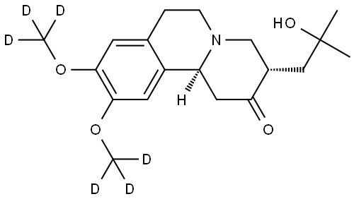 D6-tetrabenazine metabolite M4 Struktur