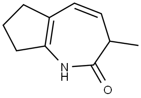 3-METHYL-3,6,7,8-TETRAHYDROCYCLOPENTA[B]AZEPIN-2(1H)-ONE Struktur