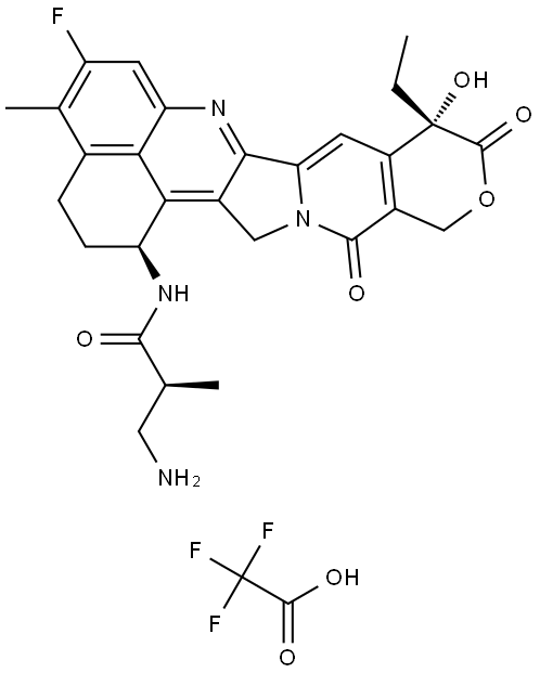 NH2-methylpropanamide-Exatecan TFA Struktur