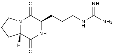 cyclo(Arg-Pro) Struktur