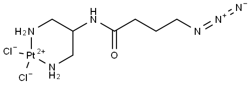 Cis-[Pt-1,3-Propanediamine]-2-C4-Azide Struktur