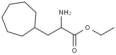 ethyl 2-amino-3-cycloheptylpropanoate Struktur